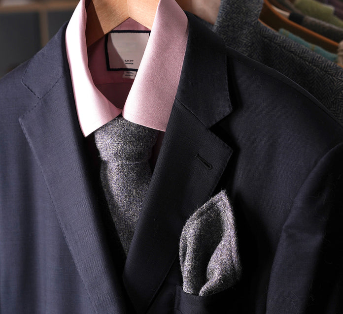 Lake District Tweed Tie and Pocket Square
