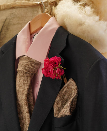 Lake District Tweed Tie and Pocket Square