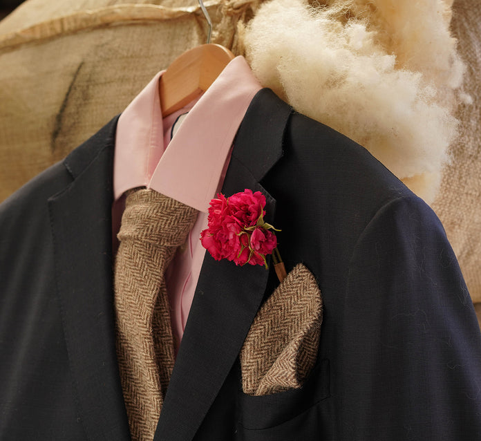 Lake District Tweed Tie and Pocket Square