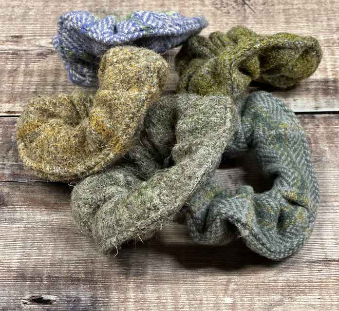 Lake District Tweed Hair Scrunchies